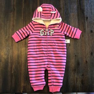 Baby Gap One Piece Fleece Bunting Suit